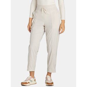 NEW Avia Women's Dance Pants in Khaki Safari Size XS Cinchable Hem Athleisure